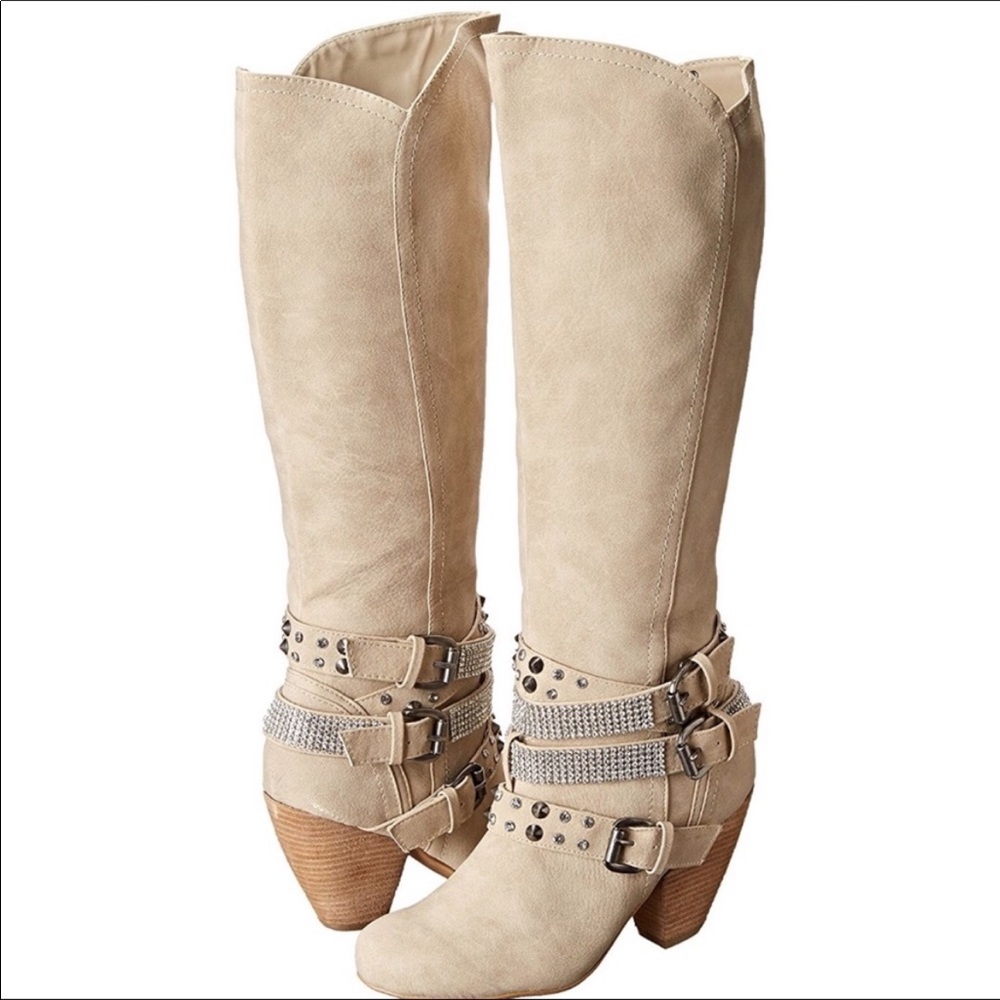 Not Rated Womens Cocktail Queen Riding Boots